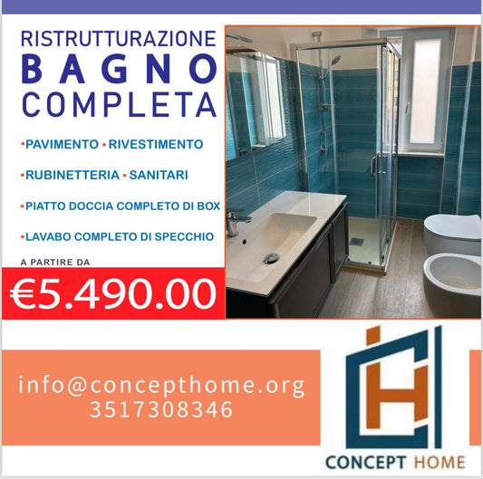 BAGNO COMPLETO A PARTIRE DA €5490,00